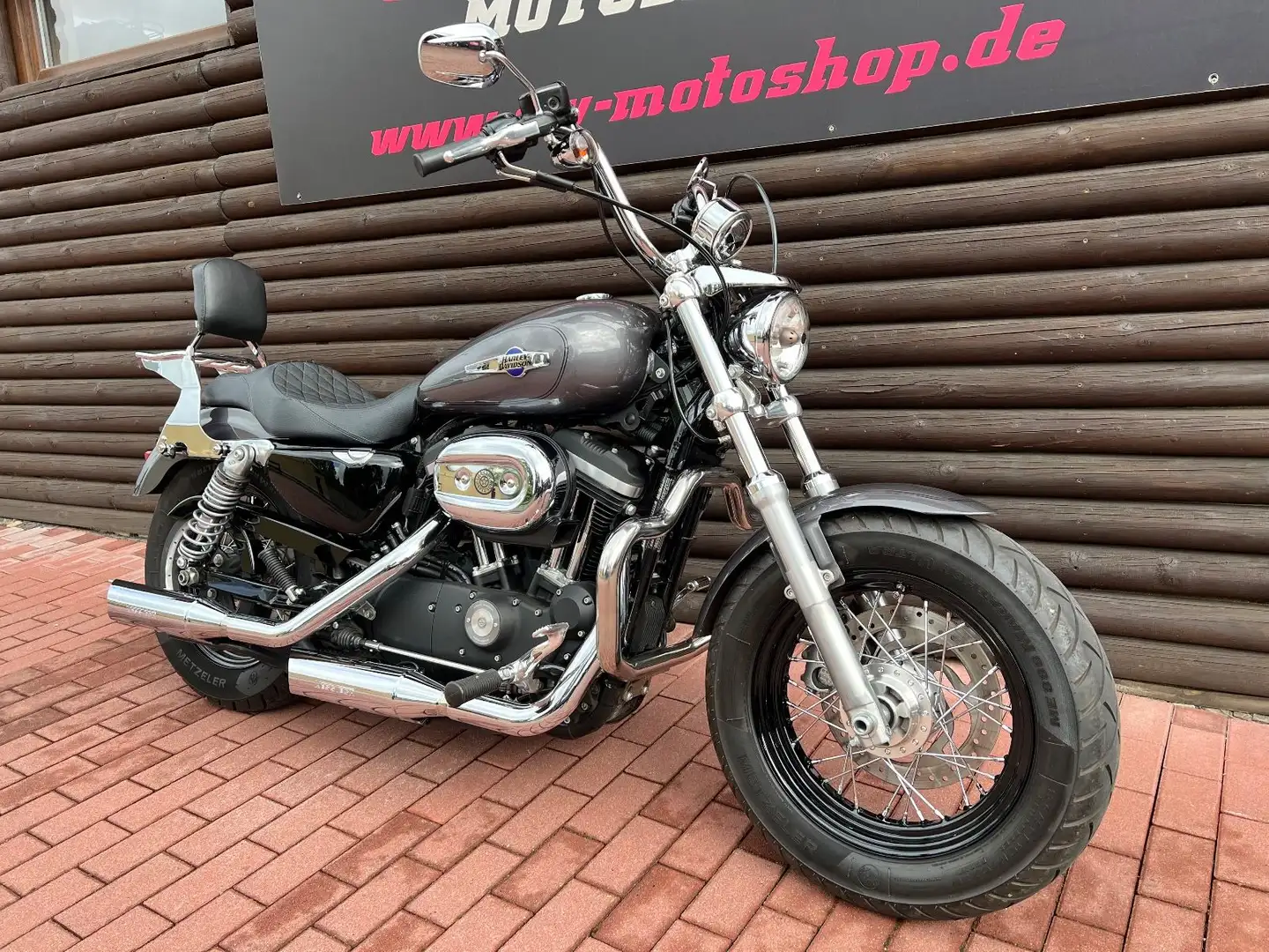 Harley-Davidson XL 1200 CB Sportster Custom *5HD, ABS, KessTech* siva - 2