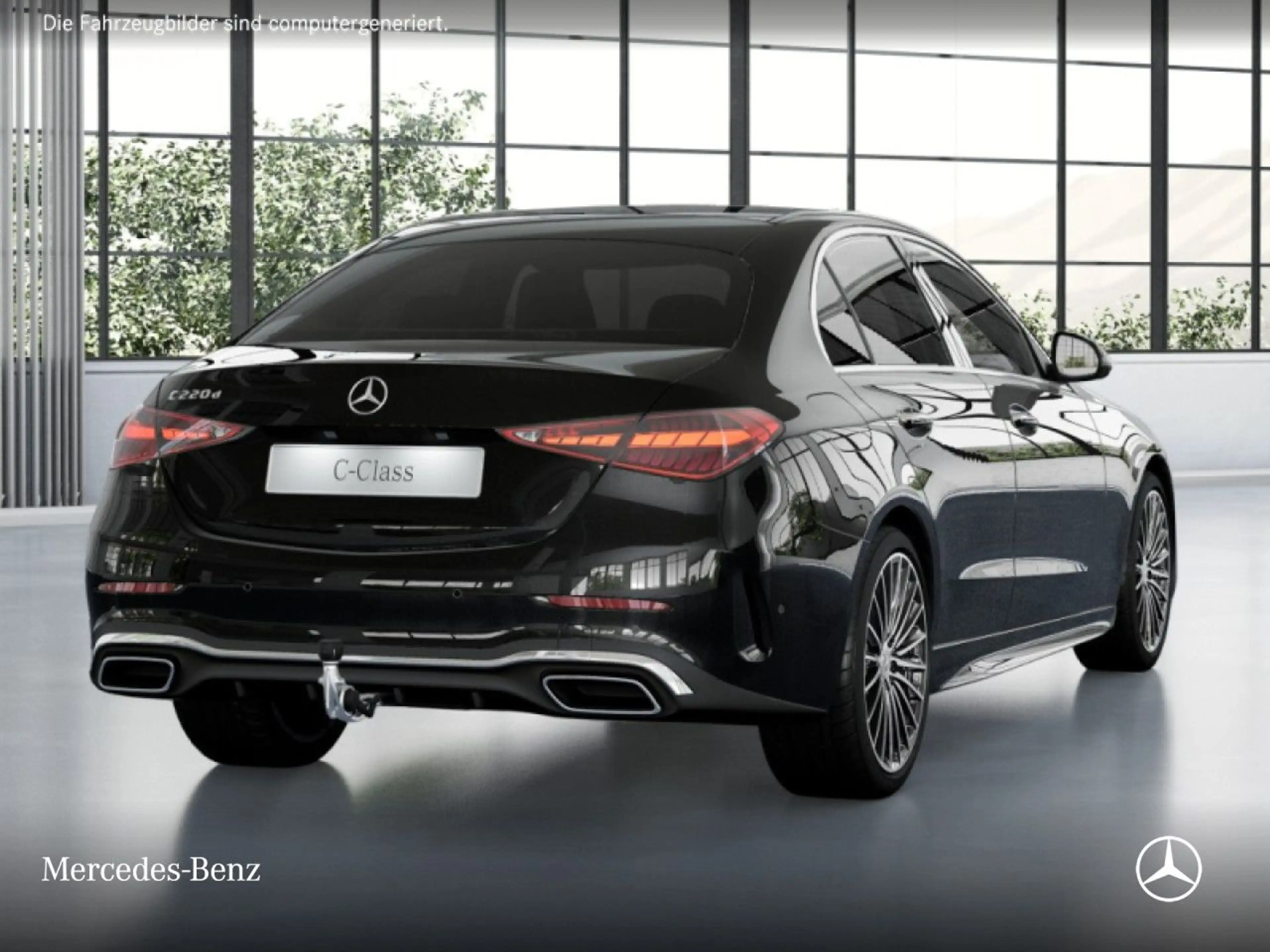 Mercedes-Benz C 220 d AMG+PANO+360+AHK+BURMESTER+19"+KEYLESS+9G — photo 4