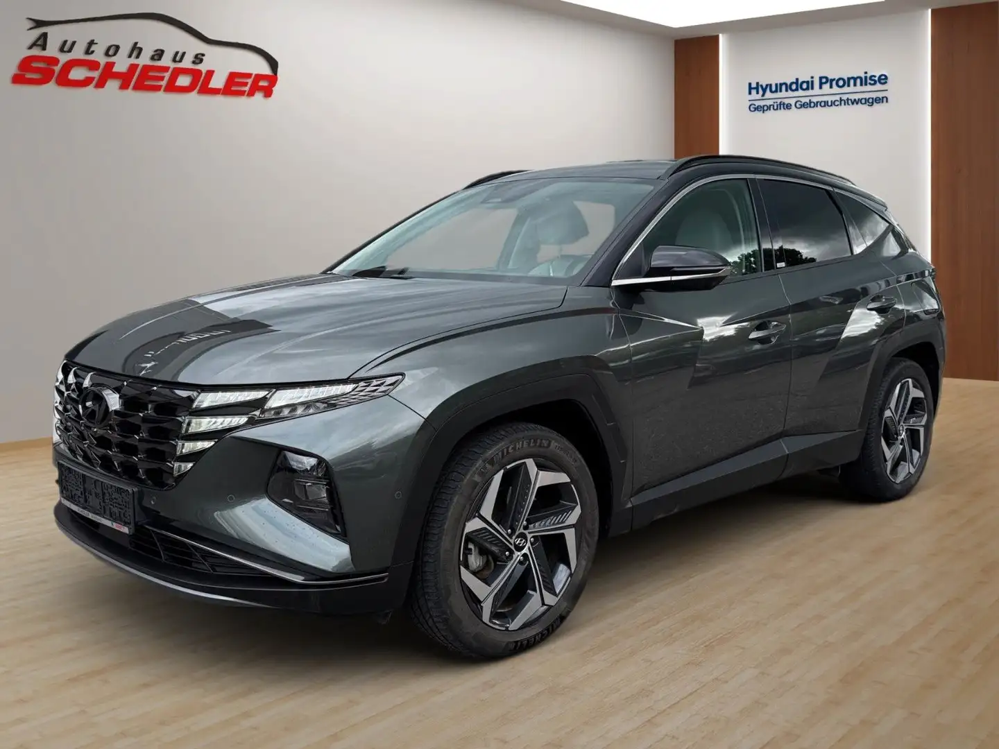 Hyundai TUCSON Prime PHEV 265PS 4WD+ASSISTPAK+ECS Grau - 1