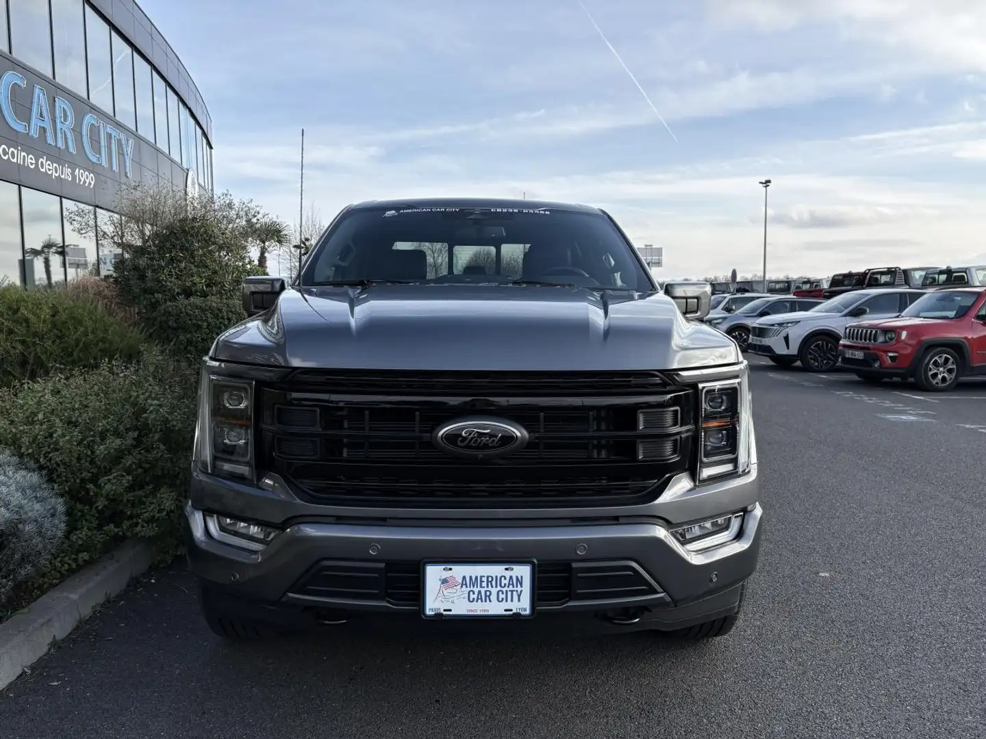 Ford F 150 Supercrew LARIAT Black Package V8 5.0L FLEXFUEL Grijs - 2