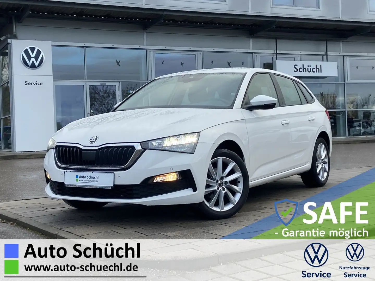 Skoda Scala 1.5 TSI DSG STYLE NAVI+LED+SMART-LINK+VIRT Weiß - 1