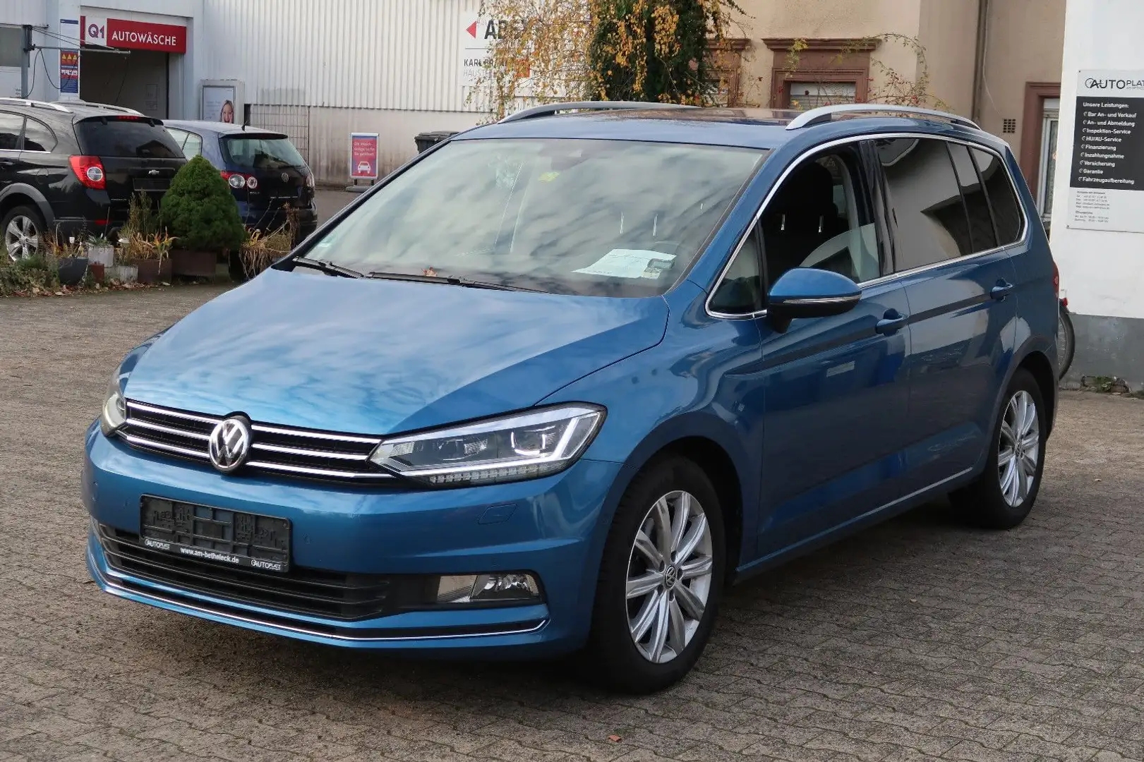 Volkswagen Touran Highline *190PS *KAMERA *AHK Azul - 2