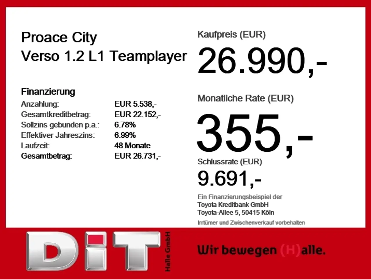 Toyota Proace City 2026