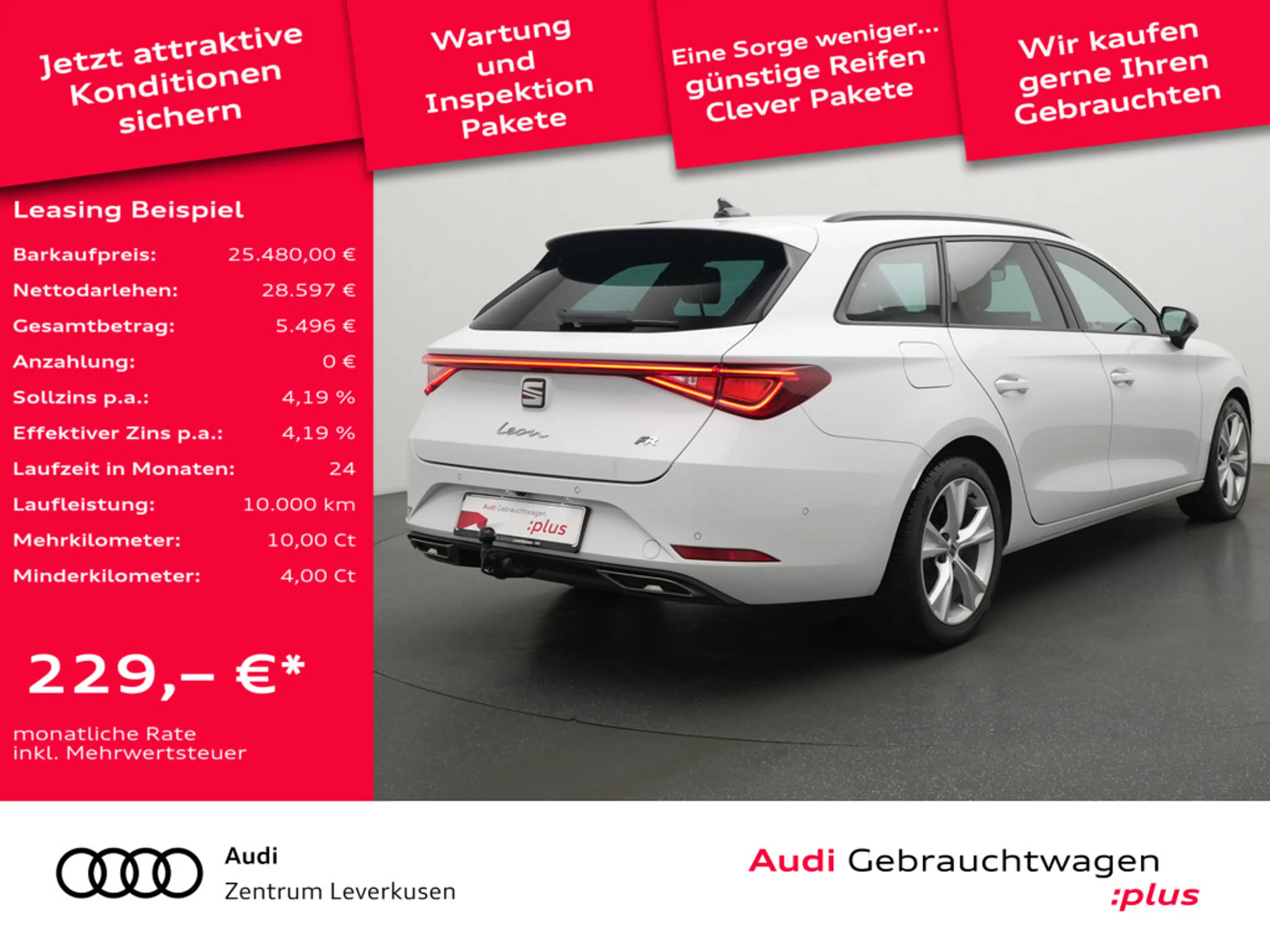 SEAT Leon ST FR DSG AHK ACC NAVI VIRT KAM LEDER SH — photo 2