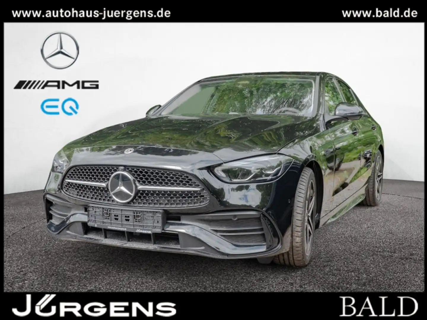 Mercedes-Benz C 180 AMG-Sport/LED/360/Night/Totw/Distr/18'' Negro - 1