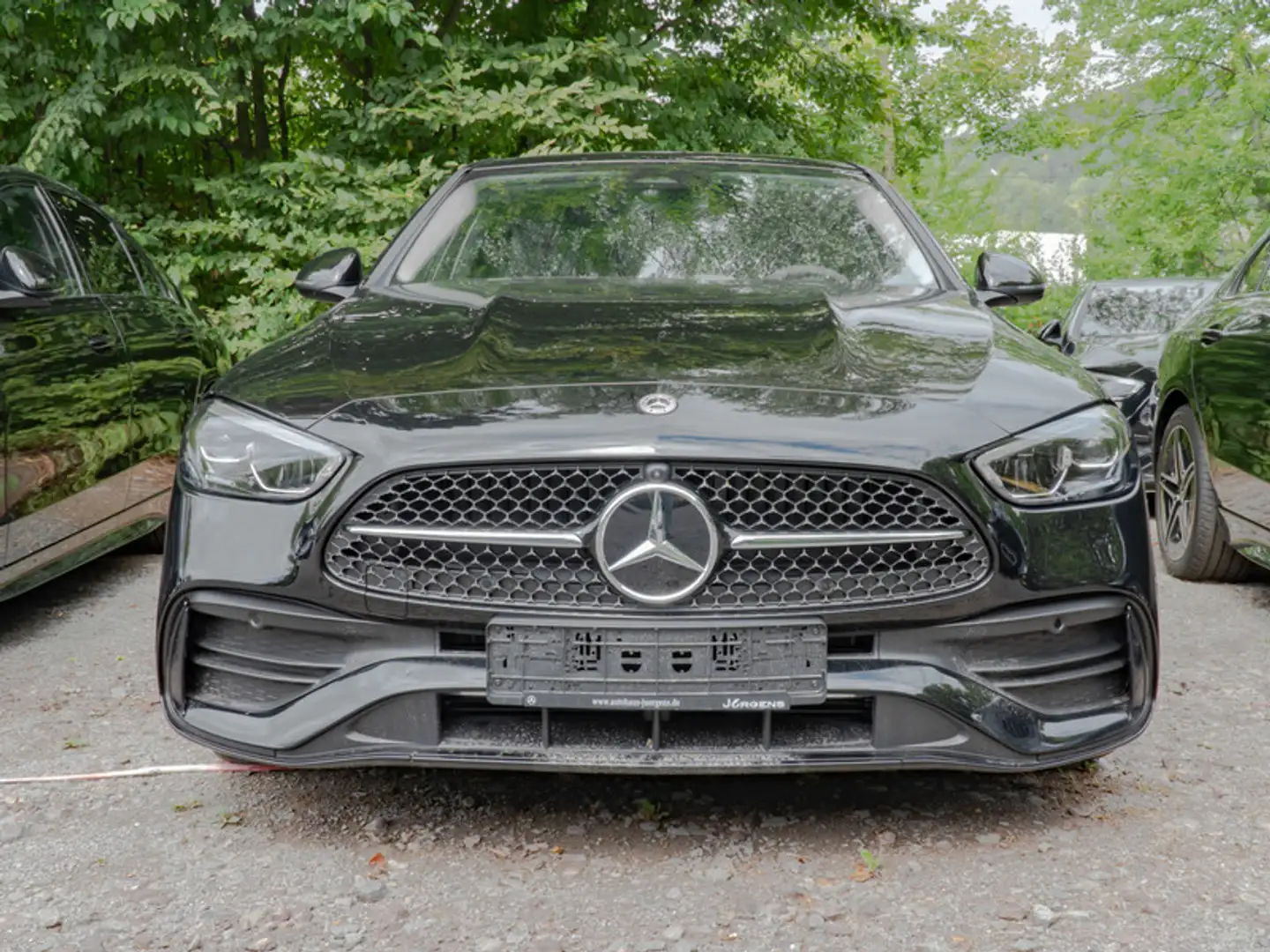 Mercedes-Benz C 180 AMG-Sport/LED/360/Night/Totw/Distr/18'' Negro - 2