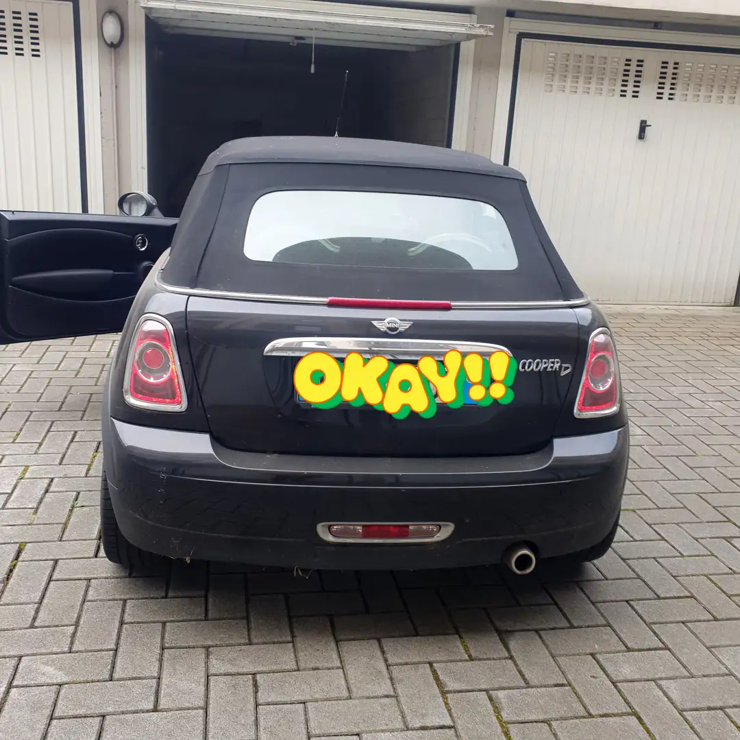 MINI Cooper D Cabrio Mini Cabrio 1.6 Cooper D 112cv Negro - 2