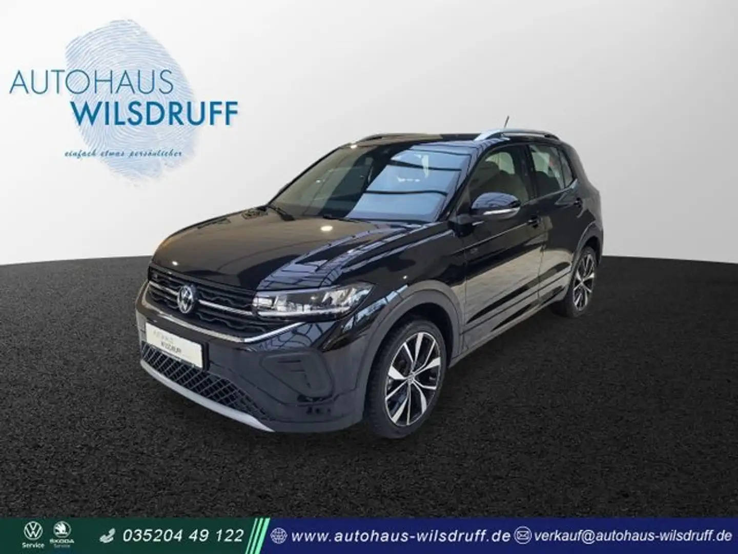 Volkswagen T-Cross 1.0 TSi R-Line NAVI LED KAMERA ACC 18ZOL Noir - 1