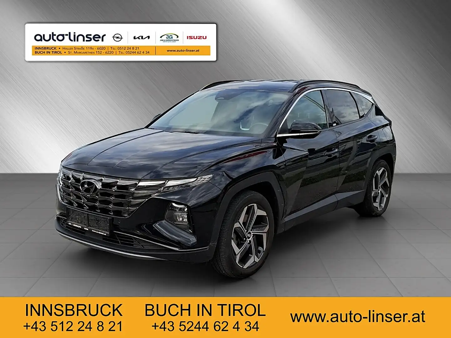 Hyundai TUCSON Tucson 1,6 T-GDI PHEV 4WD Prestige Line Aut. Schwarz - 1