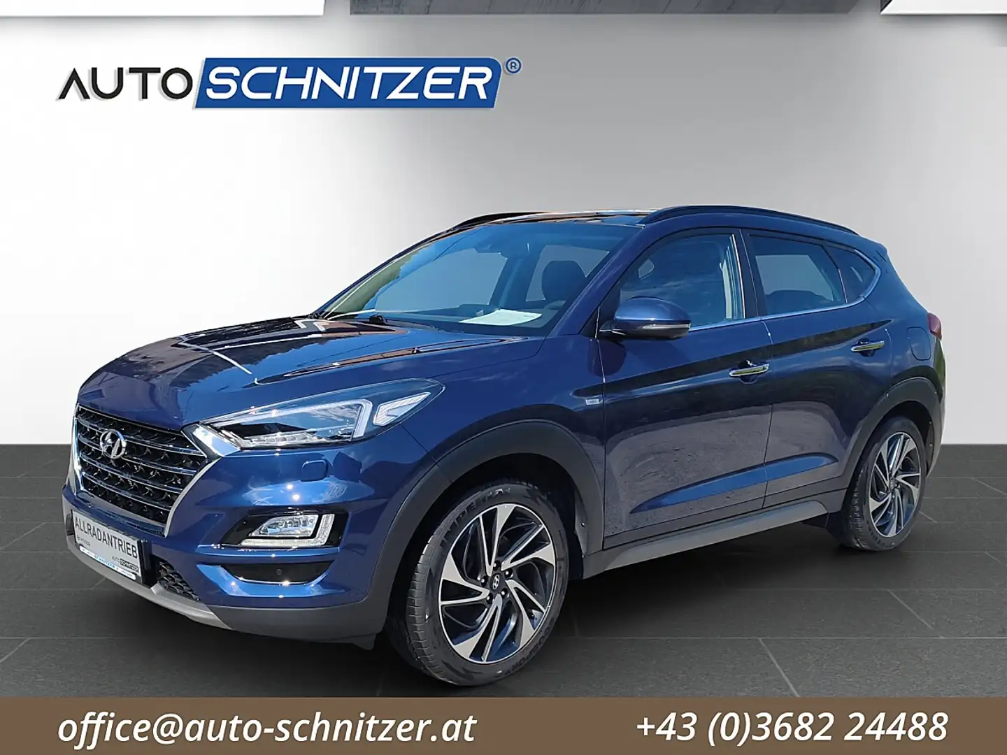 Hyundai TUCSON Tucson 1,6 CRDI 4WD Level 6 DCT Aut. Blau - 1