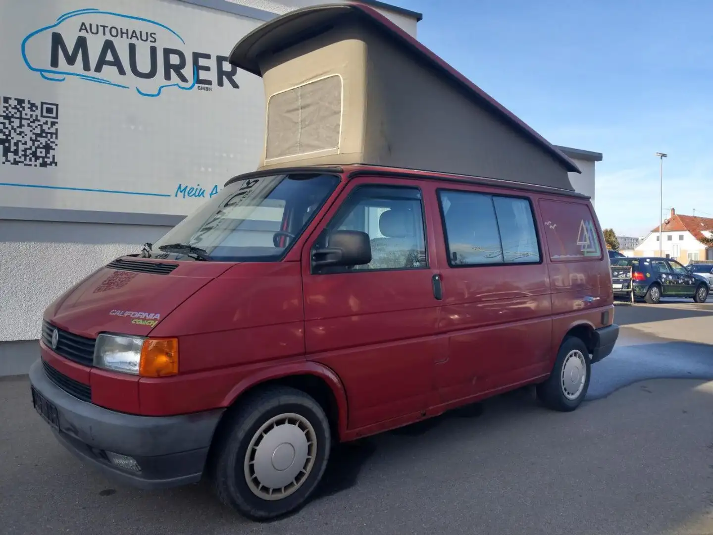 Volkswagen T4 California Coach 2,4d Westfalia Standheizung Rouge - 2