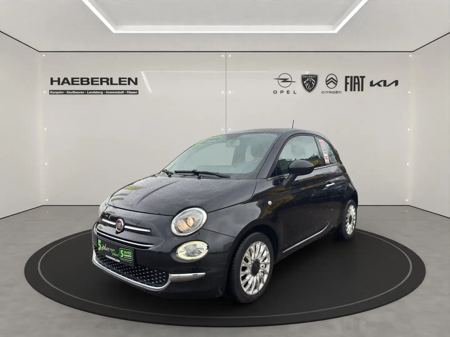 Fiat 500 0.9 TwinAir Lounge *Nav+Schiebedach+LM+DAB* Schwarz - 2