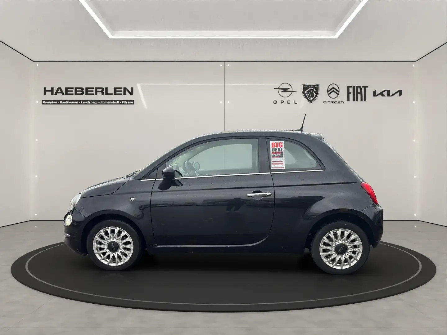 Fiat 500 0.9 TwinAir Lounge *Nav+Schiebedach+LM+DAB* Fekete - 2