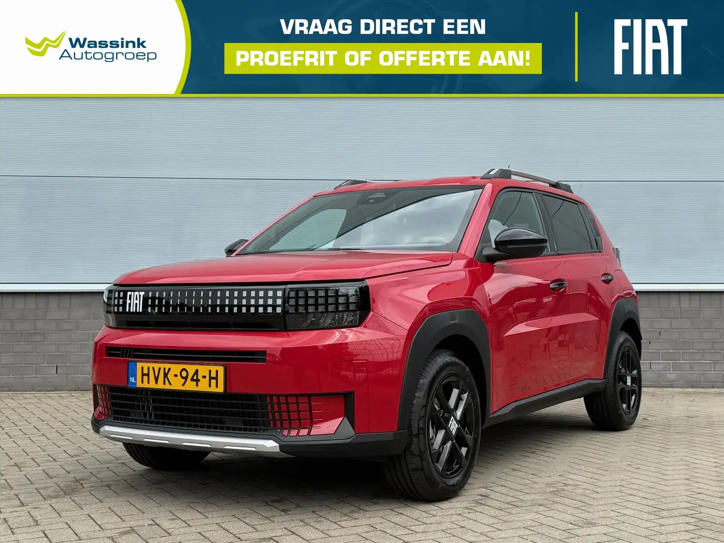 Fiat Grande Panda 1.2 Hybrid 100pk eDCT6 Icon | Automaat | Parkeerse Rood - 1