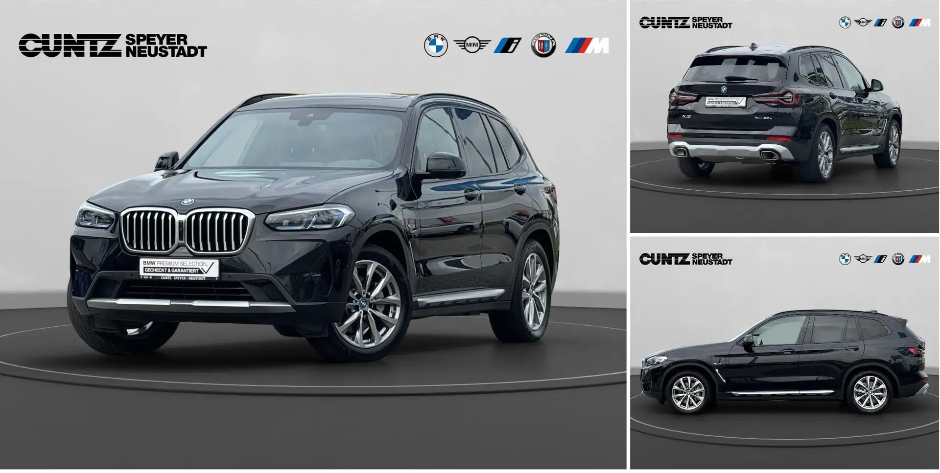 BMW X3 xDrive30e Panorama Anhängerkupplung Laserlicht Par Schwarz - 1