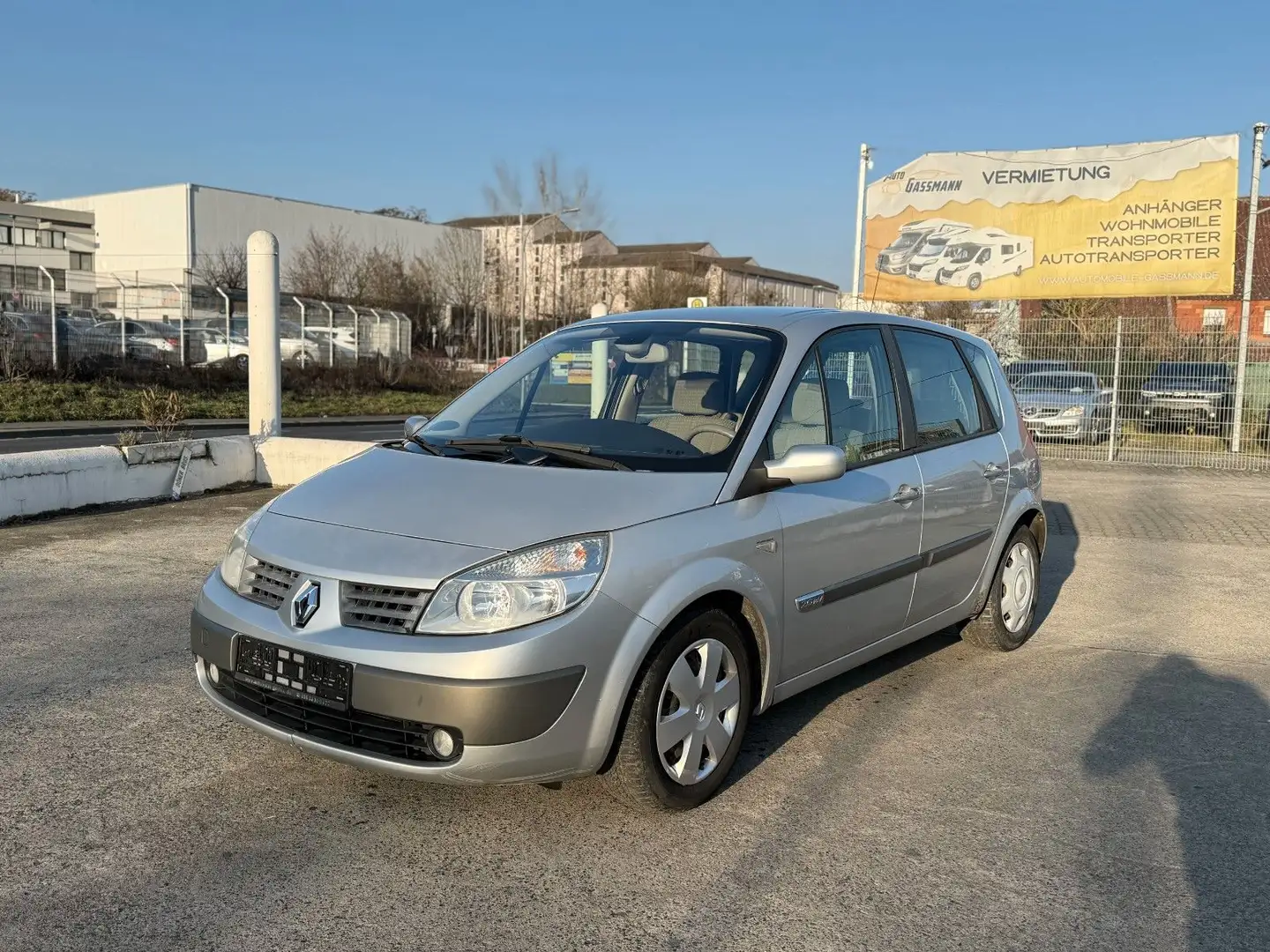Renault Scenic II 1.6i Privilege Klimaauto. Tempomat PDC Grau - 1