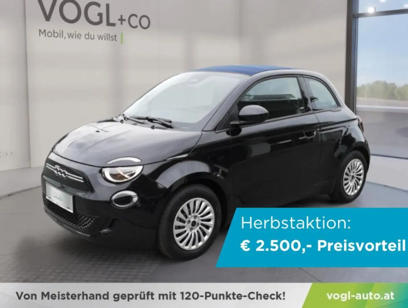 Fiat 500e CABRIO 500 MY23 42kWh Noir - 1