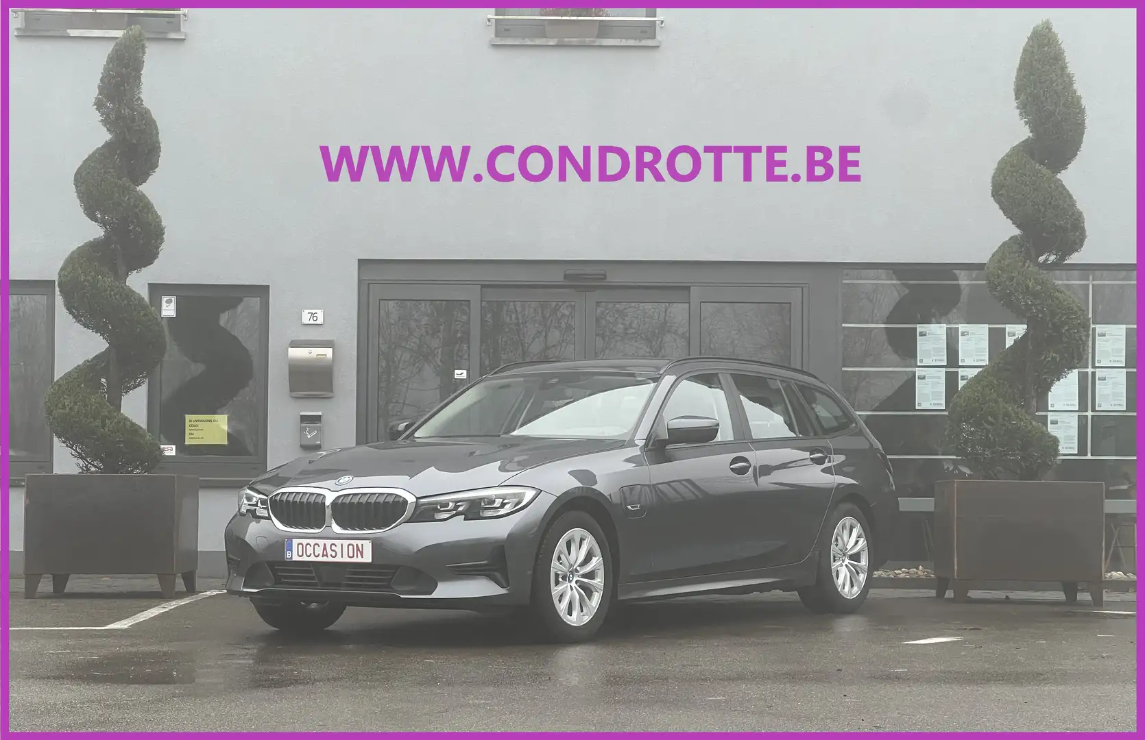 BMW 320 TOURING 204 CV HYBRIDE Zwart - 1