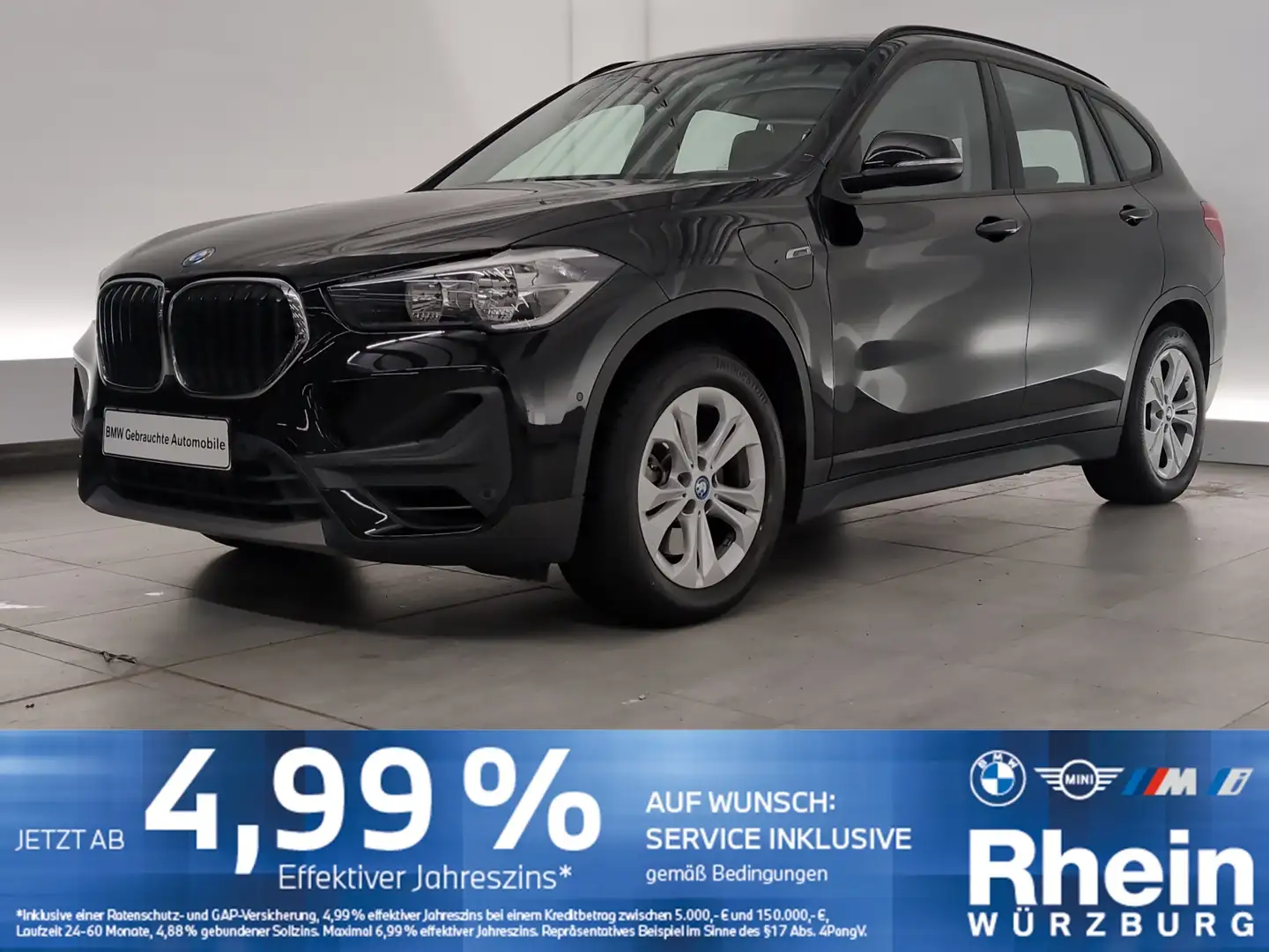 BMW X1 xDrive25e Advantage Navi/HiFi/AHK/RFK/DAB/PDC Schwarz - 1