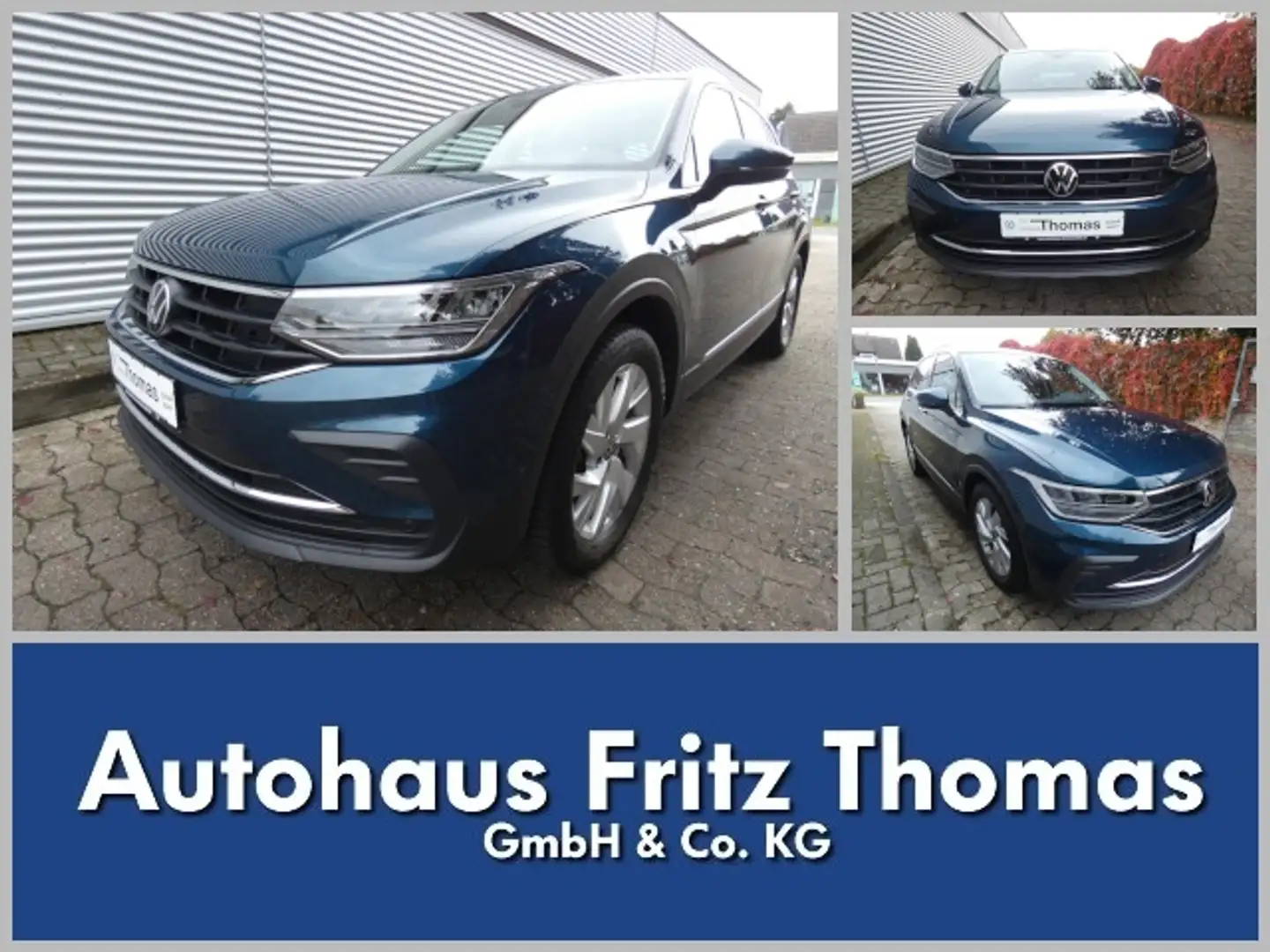 Volkswagen Tiguan 1.5 TSI Active LED Navi AHK SHZ PDC ACC Klima Blau - 1