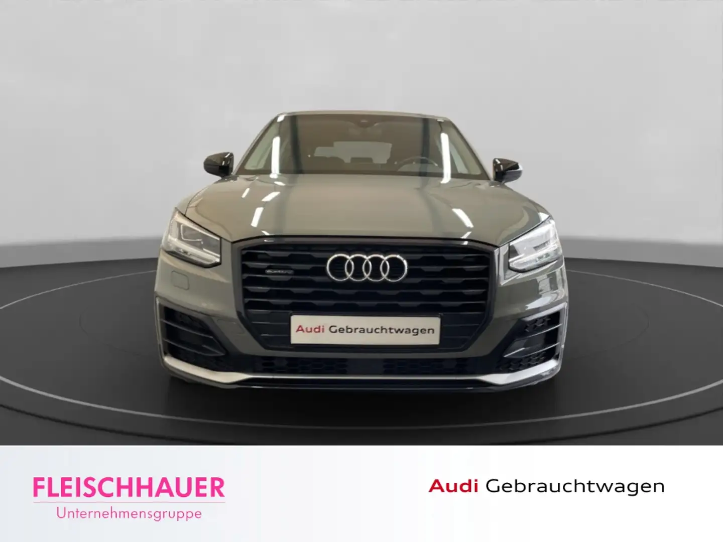 Audi Q2 2.0 TFSI quattro S-line DSG AHK-abnehmbar Navi Led Grau - 2