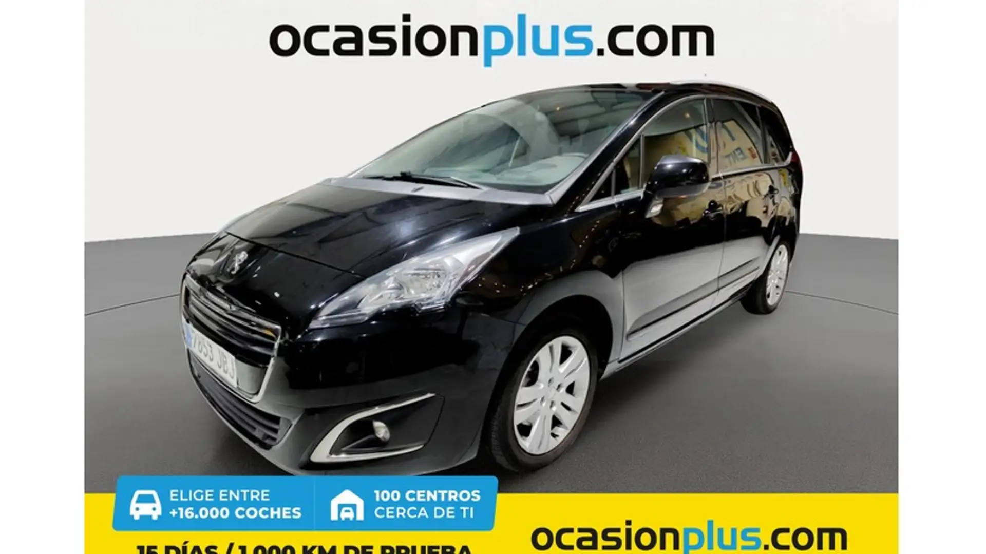 Peugeot 5008 1.6 BlueHDI Allure 7 pl. 120 Schwarz - 1