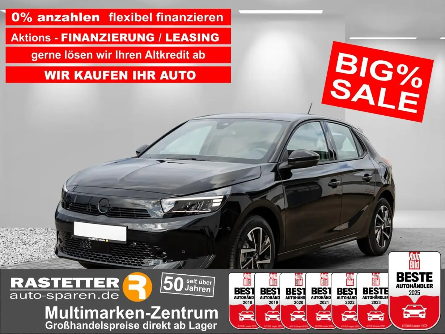 Opel Corsa F DIT Aut. GS facelift+Active+Tech+Komf+ACC+Sitzhz Schwarz - 1