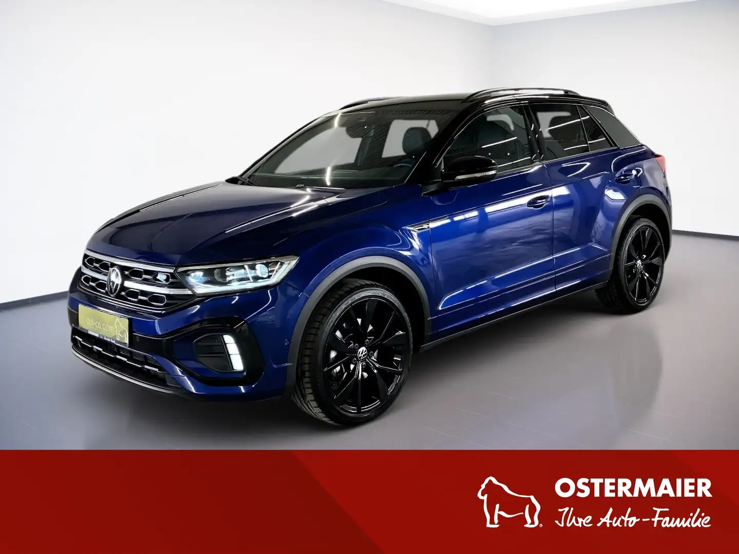 Volkswagen T-Roc R-LINE 1.5TSI 150PS.DSG.LED.NAVI.CLIMA.AHK.KAMERA. Negro - 1