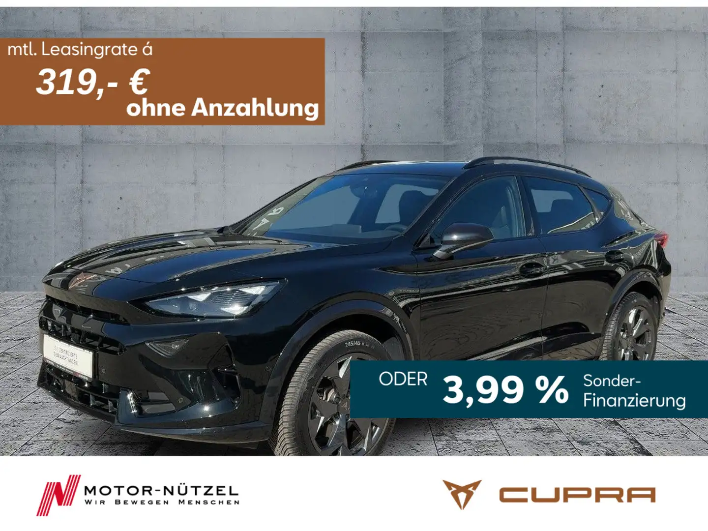 CUPRA Formentor 2.0 TDI DSG LED+NAVI+AHK+KAMERA+ACC Schwarz - 1