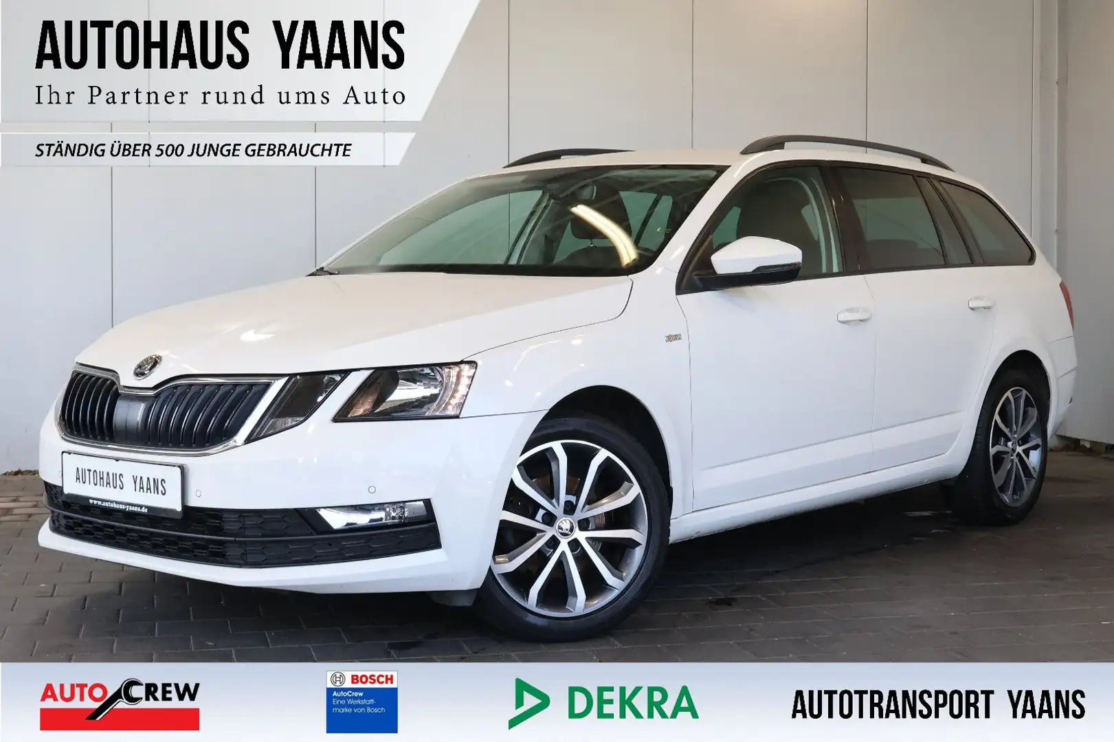 Skoda Octavia 1.5 TSI Soleil FRONT+NAVI+PDC+17"+AHK White - 1