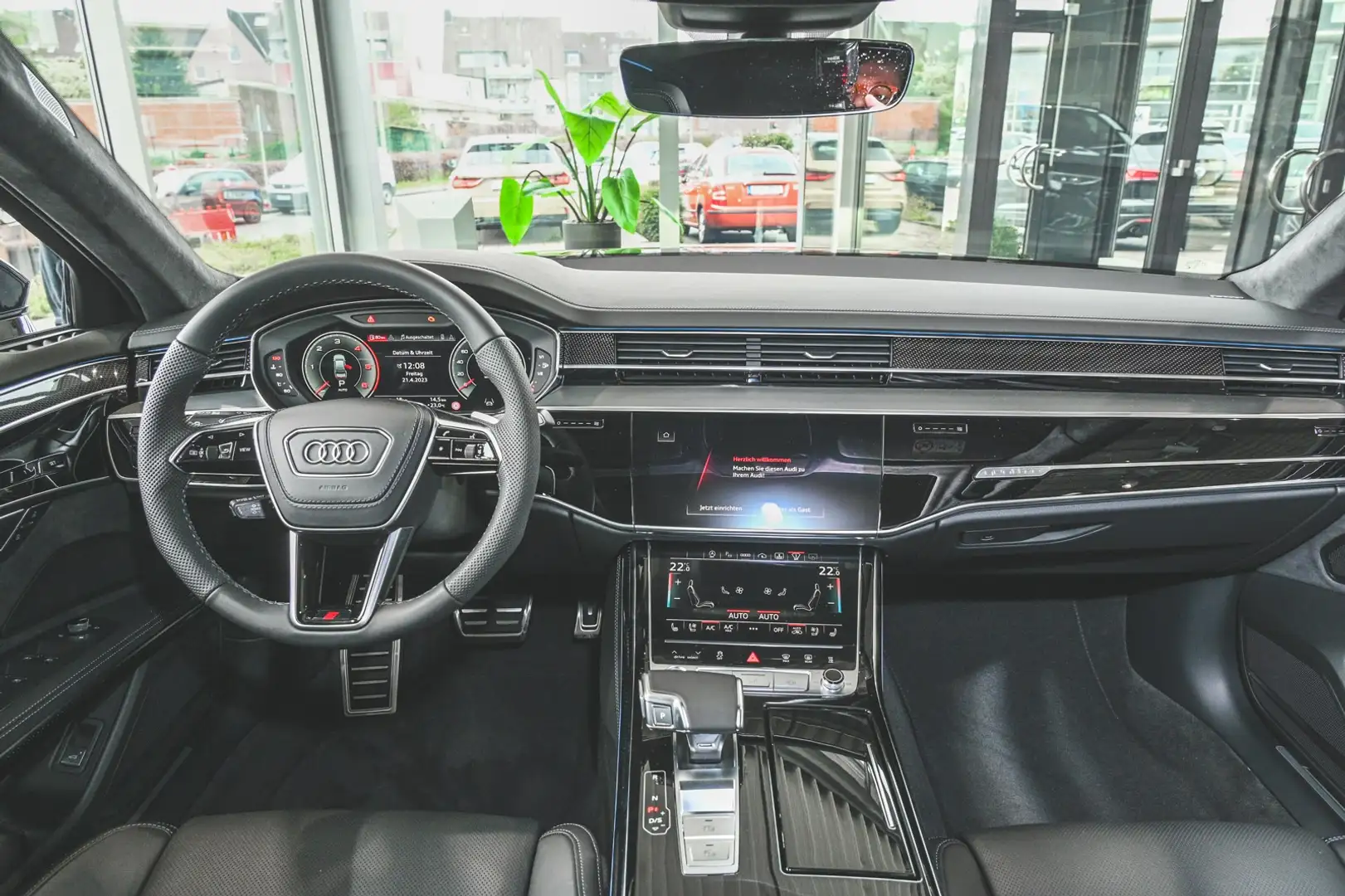 Audi A8 50 TDI S line Matrix Pano AHK B&O Noir - 2