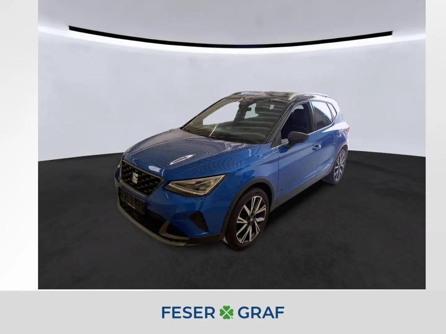SEAT Arona FR 1.5 TSI 7-Gang DSG/AHK/FaPaXL/KESSY Bleu - 1