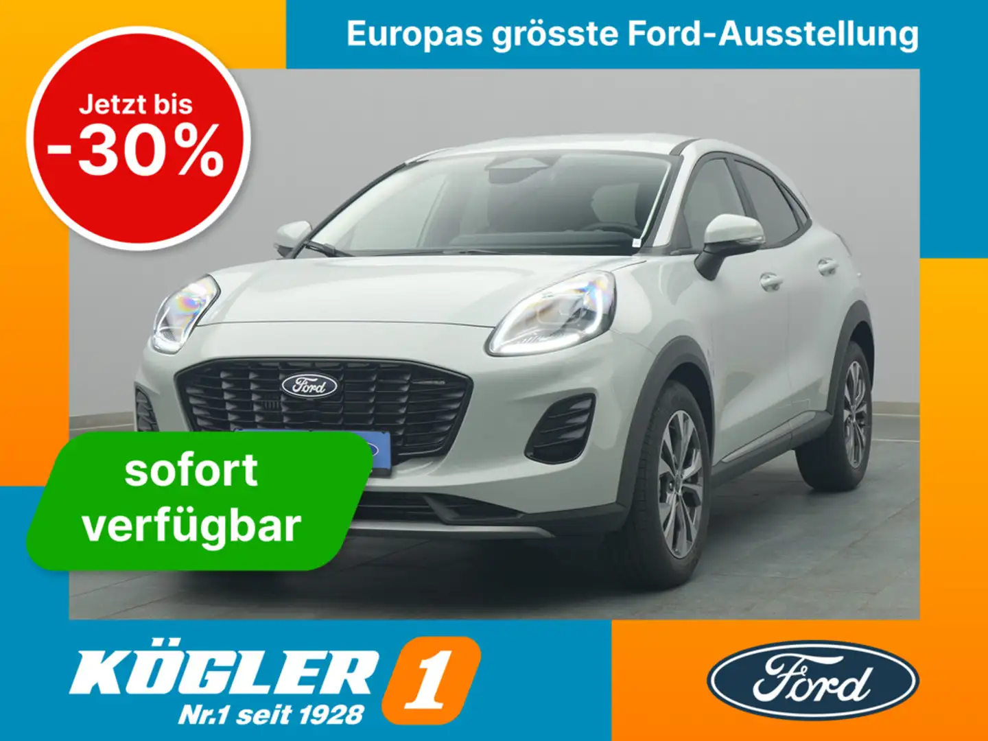 Ford Puma Titanium 125PS/Winter-P./LED/Klima -20%* Grau - 1