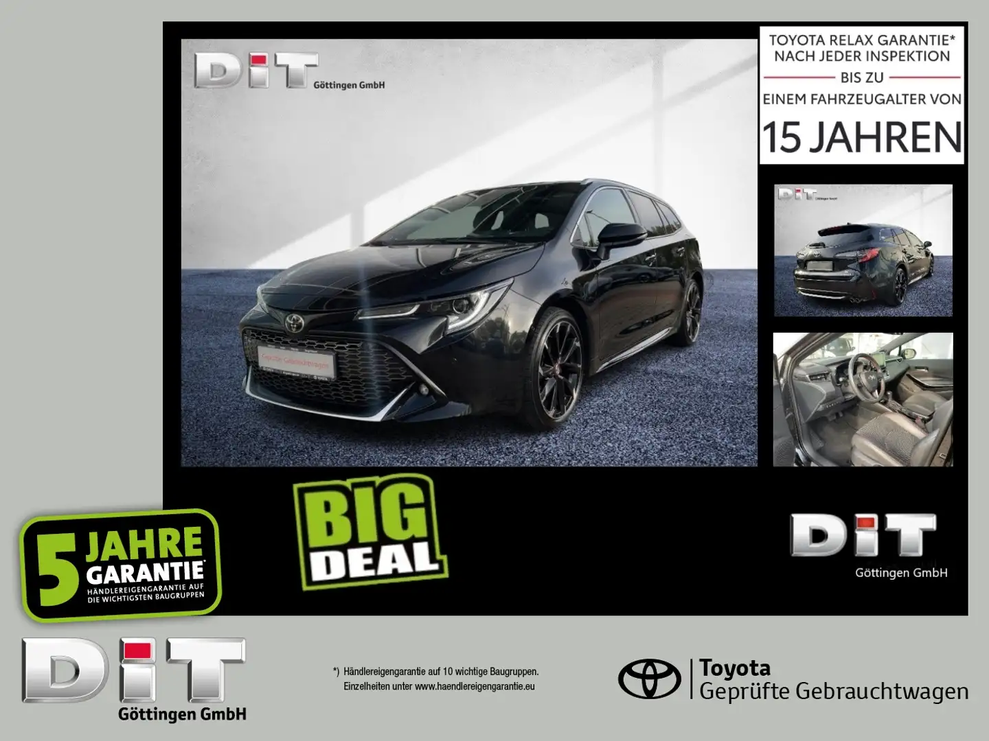 Toyota Corolla Touring s 2.0 GR Sport Black Edition ACC Negru - 1