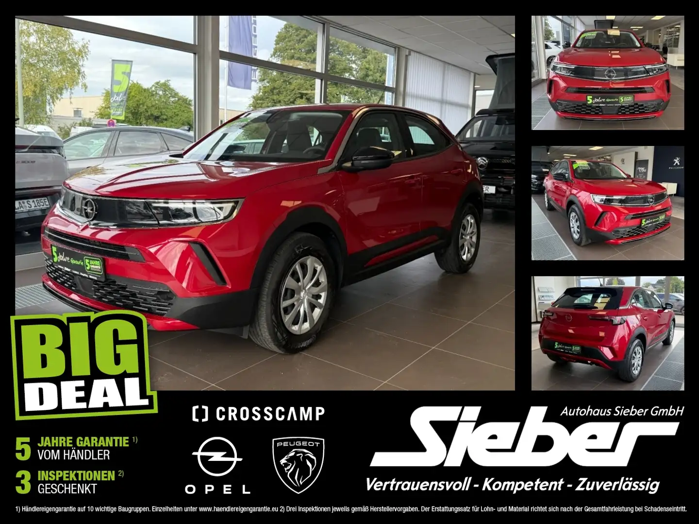 Opel Mokka 1.2 Turbo Tempomat*Regensensor*LED*CarPlay Rood - 1