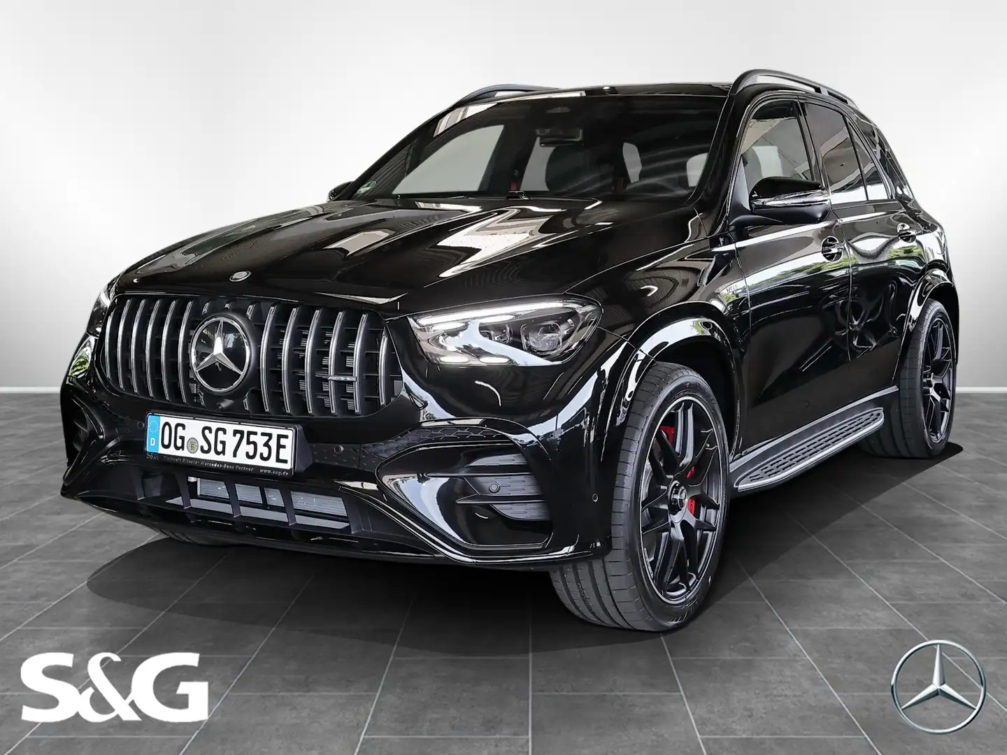 Mercedes-Benz GLE 53 AMG 4M Hybrid Pano+360°+M-LED+AHK+Distron Schwarz - 1