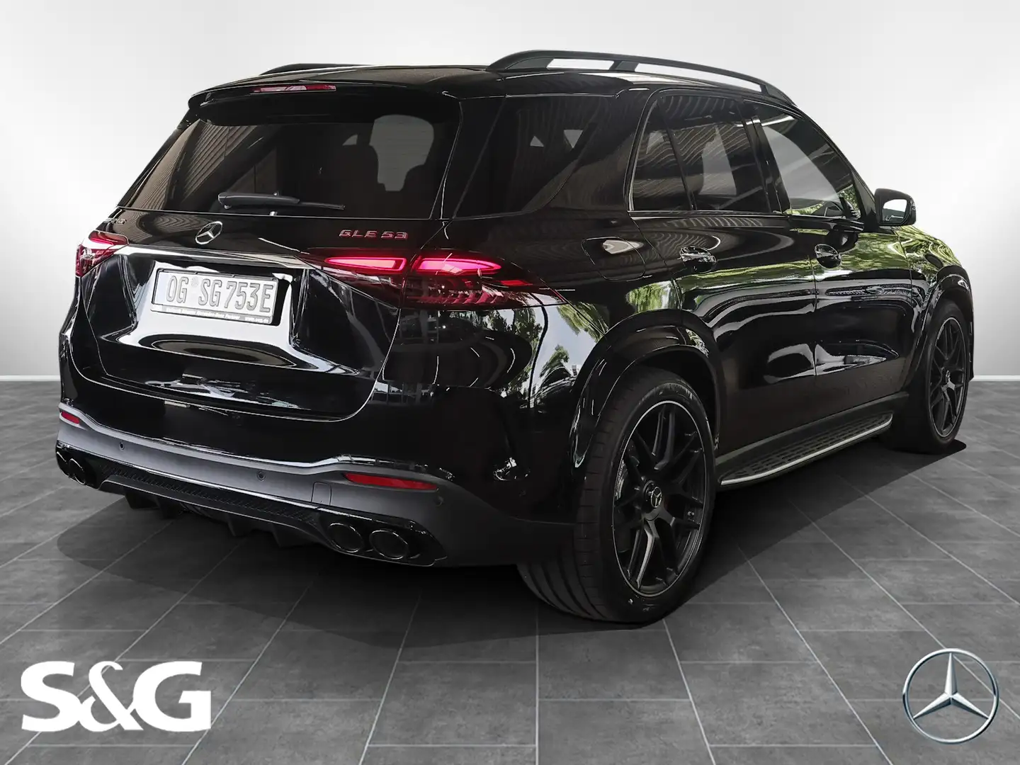 Mercedes-Benz GLE 53 AMG 4M Hybrid Pano+360°+M-LED+AHK+Distron Negru - 2