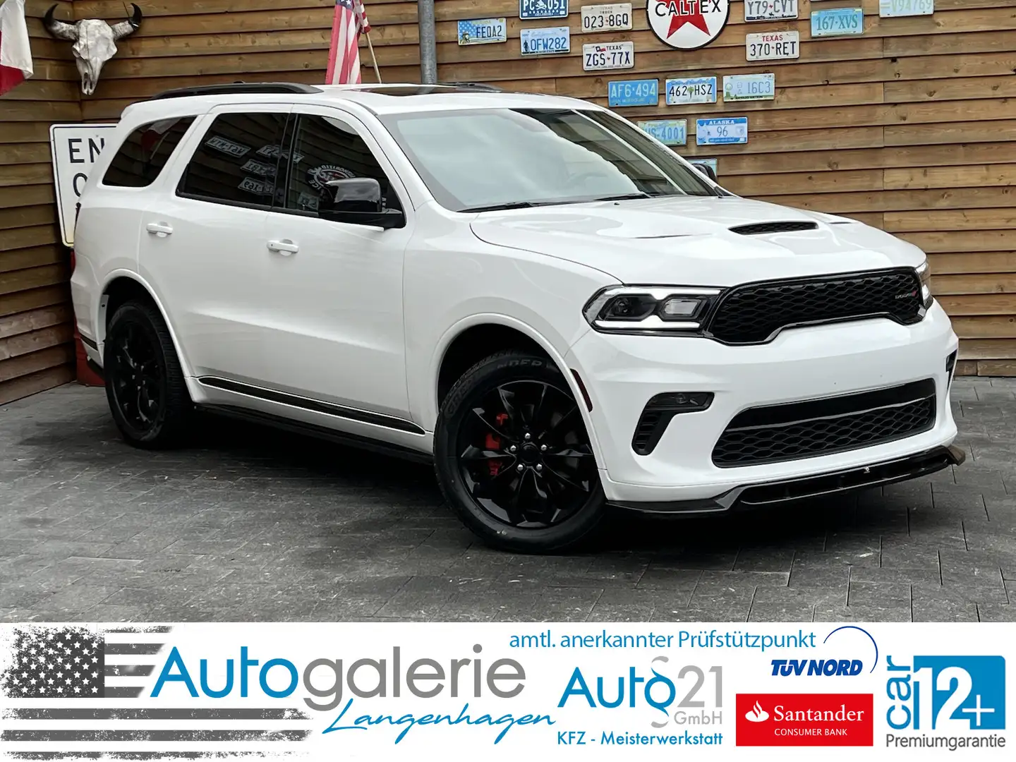 Dodge Durango 3.6 Plus PLATINUM AWD LPG AHK Schiebed. Weiß - 1