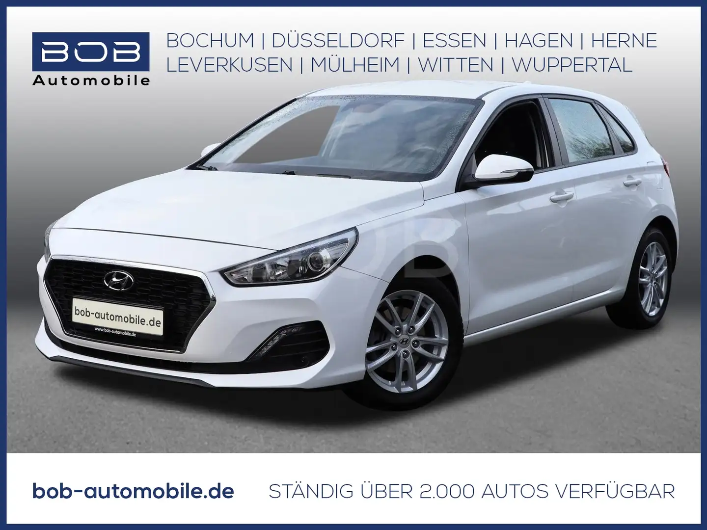 Hyundai i30 1.0 T-GDI Sonderkondingent Navi NAVI SHZ PDC Blanc - 1