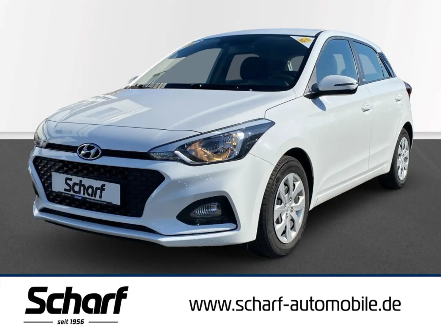 Hyundai i20 1.2 Select 5tg. S/S Klima ZV eFH RDS USB BT BC Blanc - 1