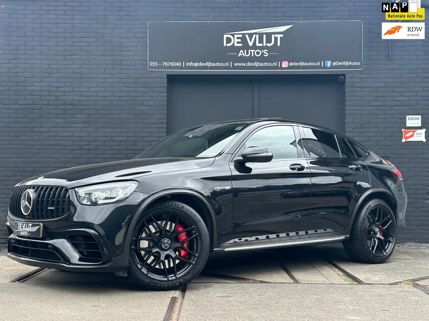 Mercedes-Benz GLC 63 AMG S 510PK 4MATIC+ Prem Plus | Schuifdak | Navi | Per Černá - 1