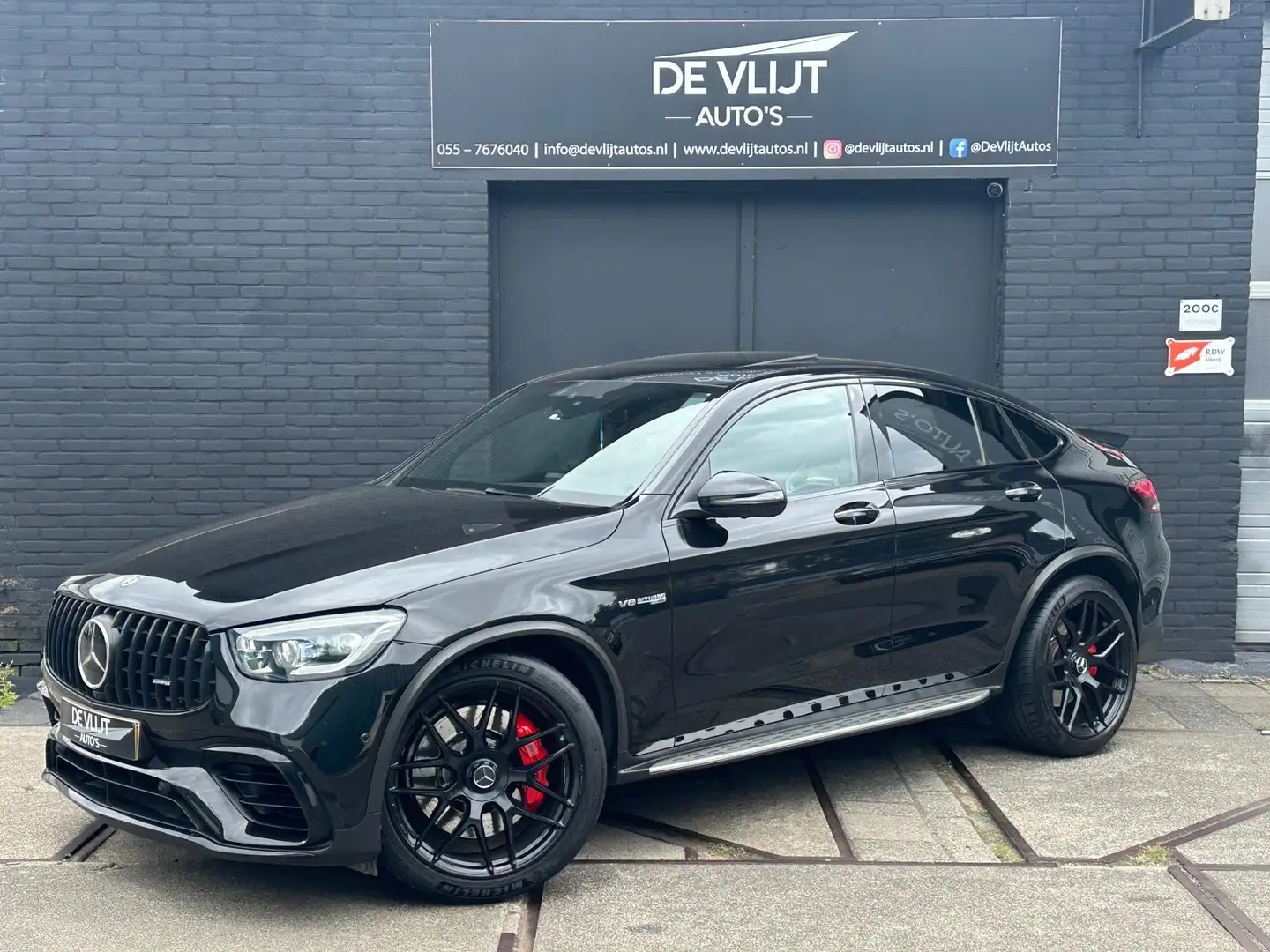 Mercedes-Benz GLC 63 AMG S 510PK 4MATIC+ Prem Plus | Schuifdak | Navi | Per Černá - 2
