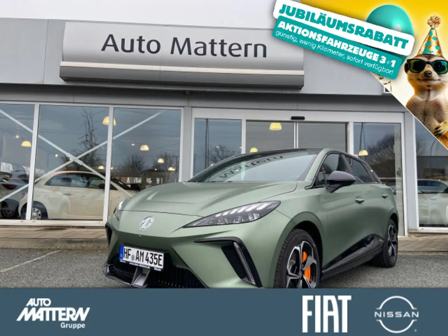 MG MG4 X-Power 64 kWh LED Allrad 3,8S/100 Km/h Grün - 1