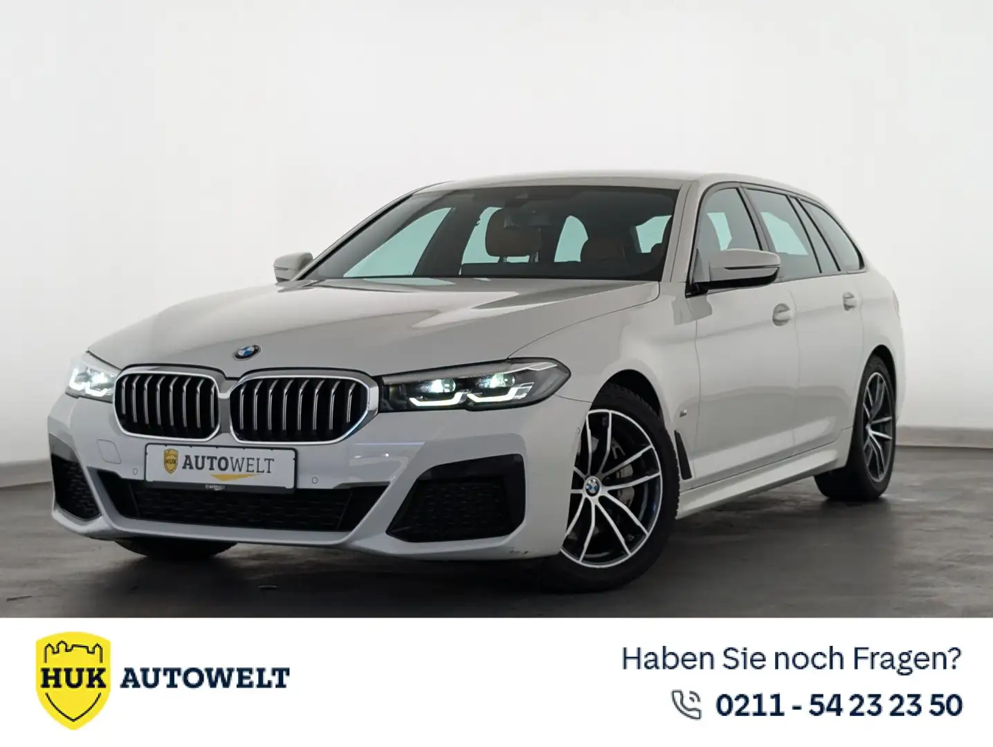 BMW 530 530 d Mild Hybrid M Sport LEDER+LED+NAVI+SHZ+RFK Weiß - 1