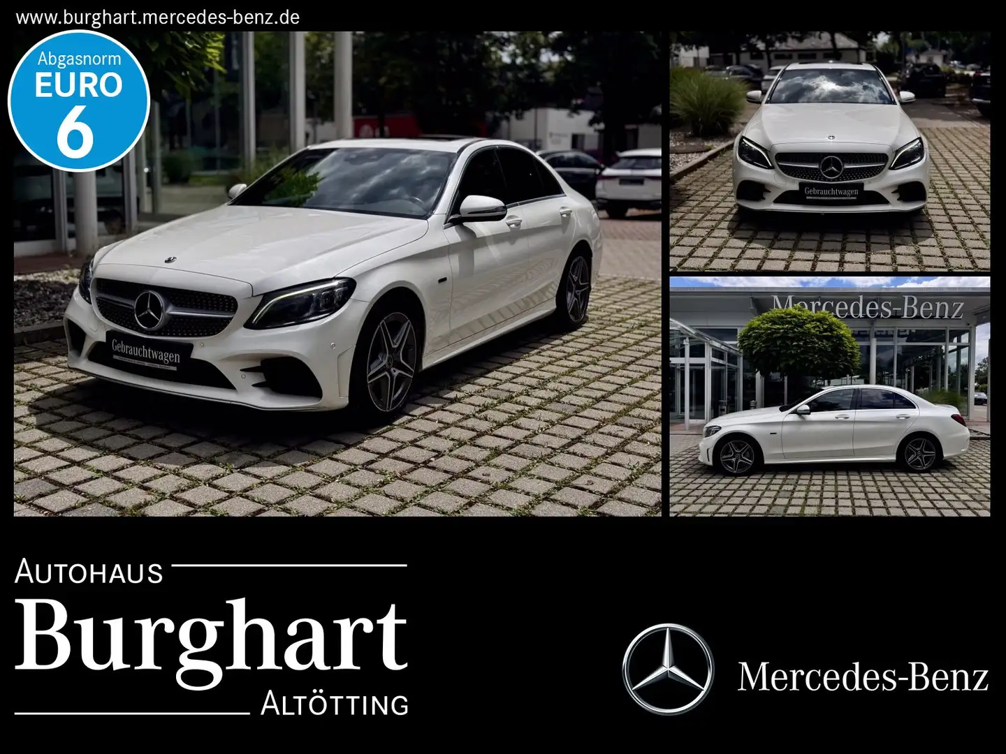 Mercedes-Benz C 300 C 300 d e AMG Line Business/Fahrassistenz/SHD Navi Blanc - 1