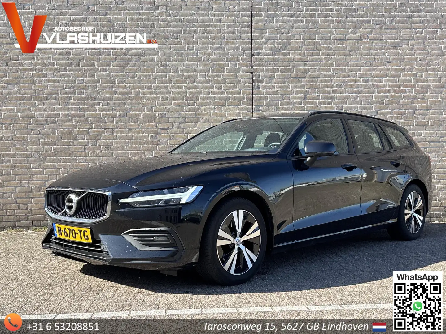 Volvo V60 2.0 B3 Momentum Advantage | € 13.200,- NETTO| Crui Black - 1