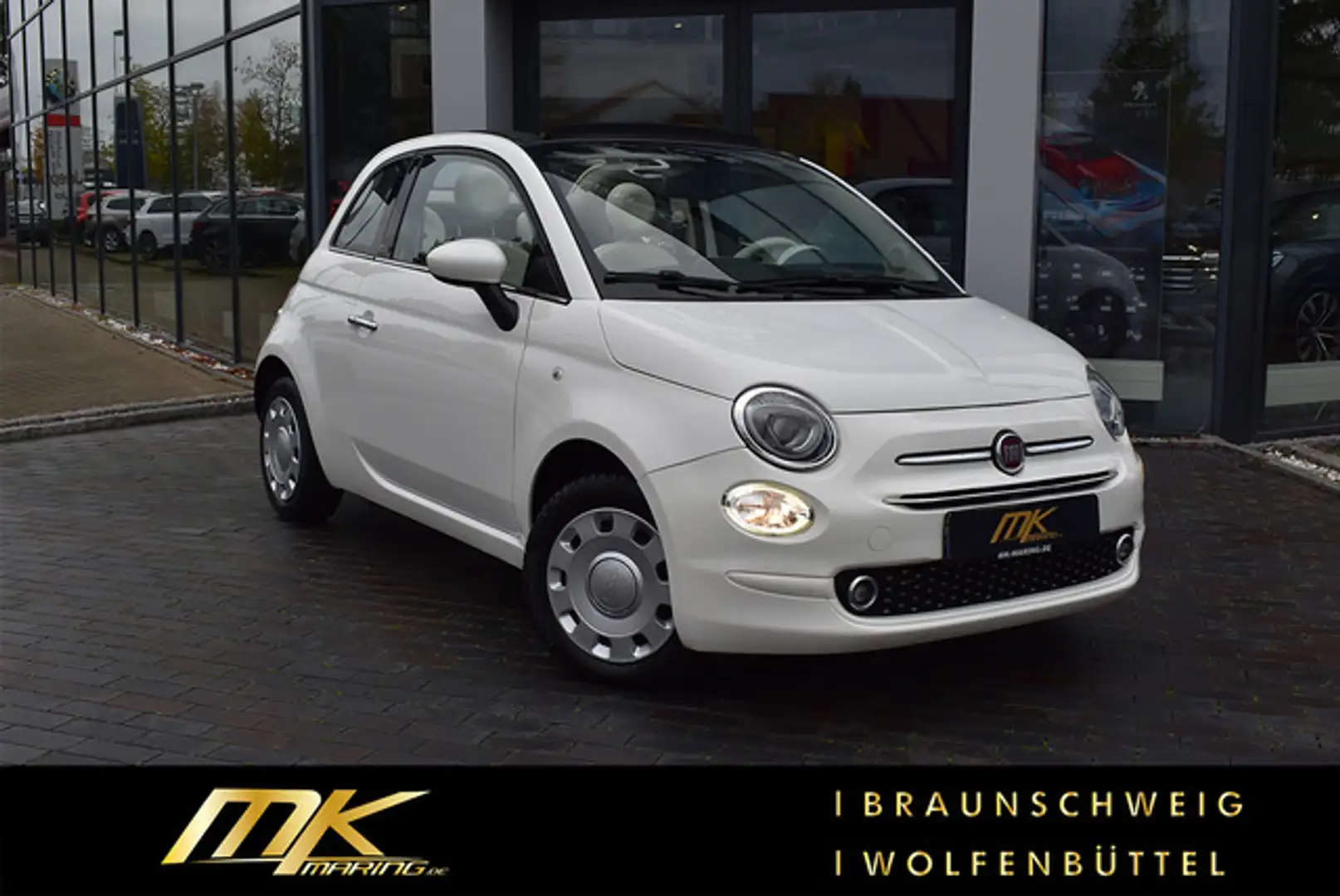 Fiat 500C 1.2 Lounge KLIMAAUTO*AUTOMATIK*GANZJAHRESRE Blanc - 1