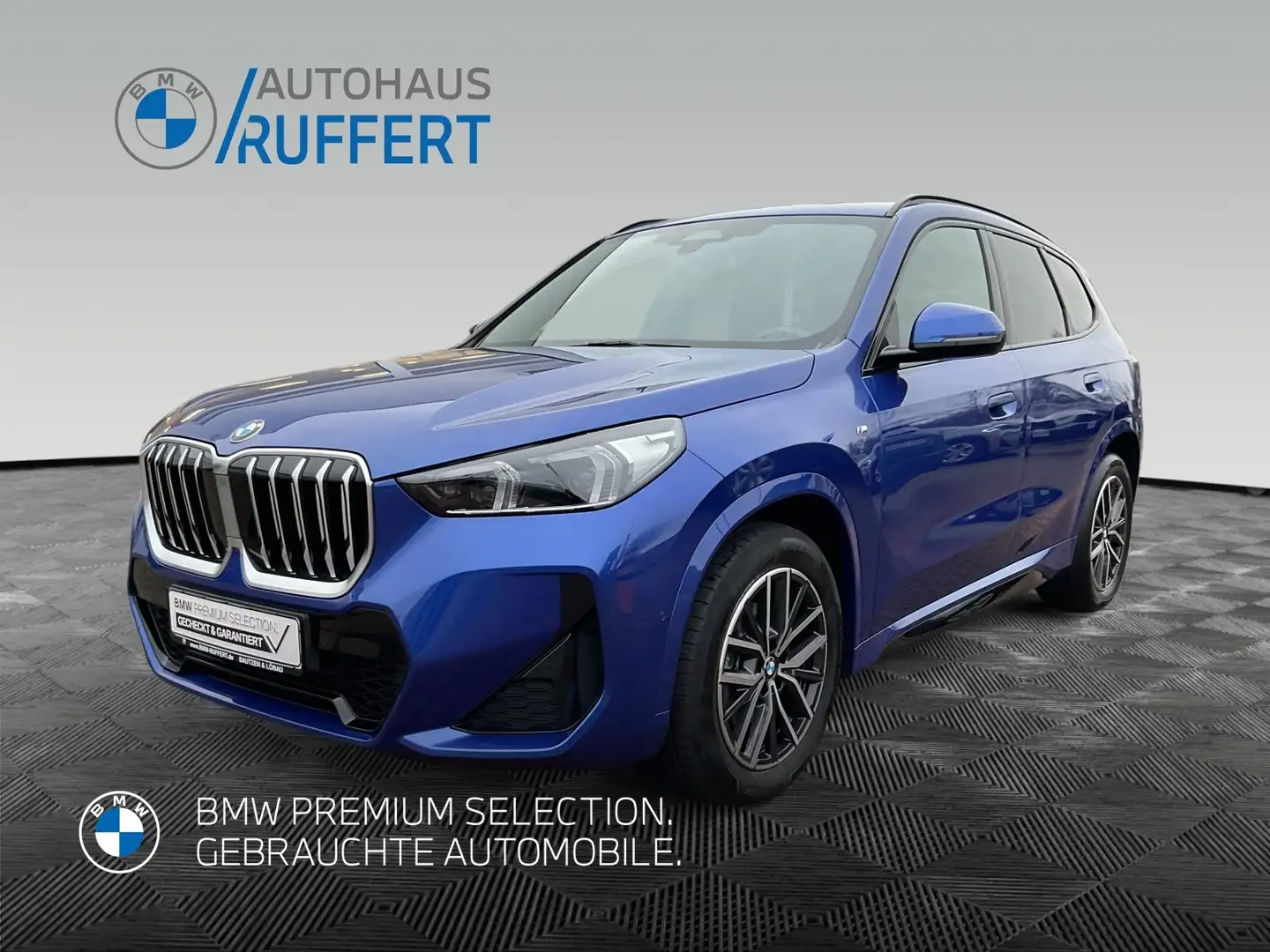BMW X1 sDrive18d SAV M Sportpaket DAB LED AHK Shz Blau - 1