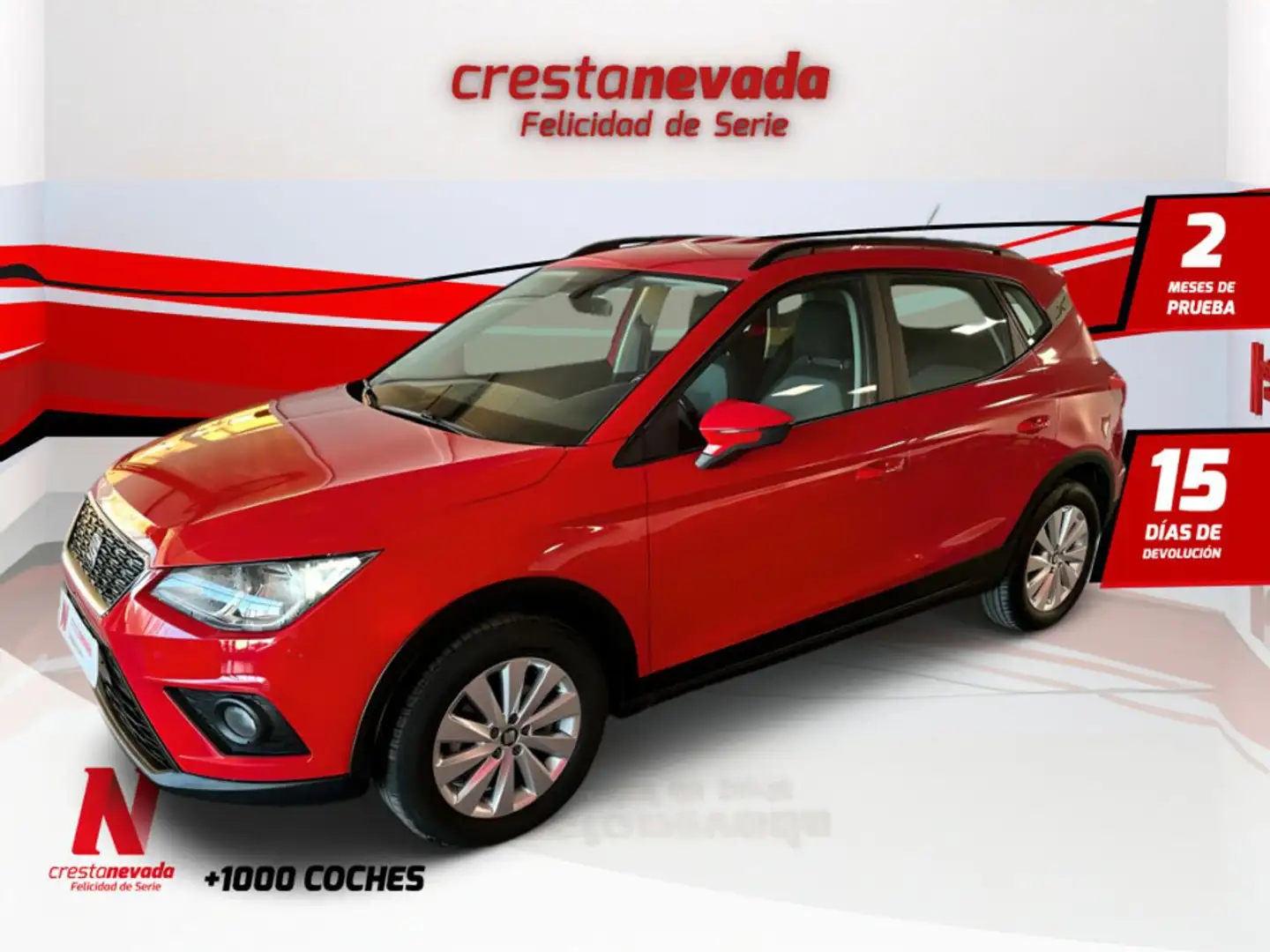 SEAT Arona 1.6 TDI 70kW 95CV Style Ecomotive Rojo - 1