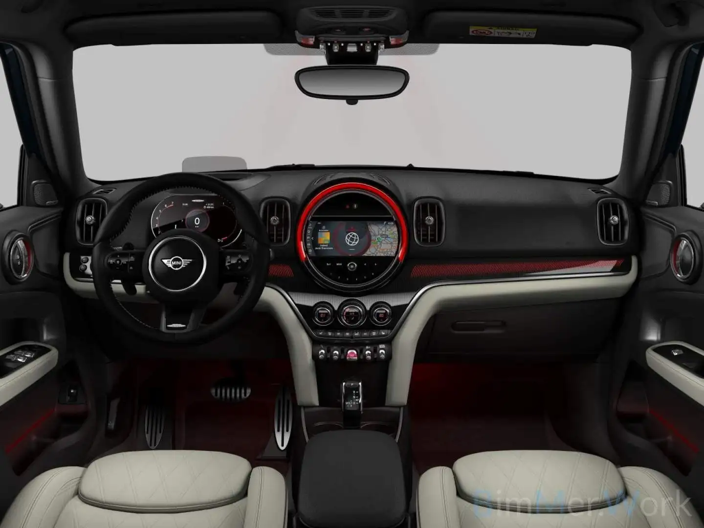 MINI John Cooper Works Countryman Panorama Kamera H K Schwarz - 2